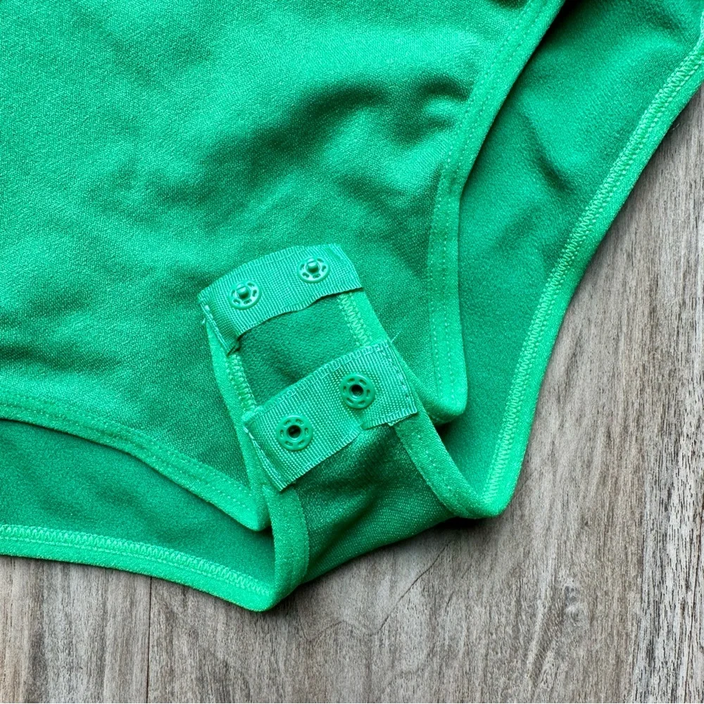 Spirit Green Costume Base Set‎ | Long Sleeve Bodysuit & Matching Leggings Size M - Picture 6 of 11